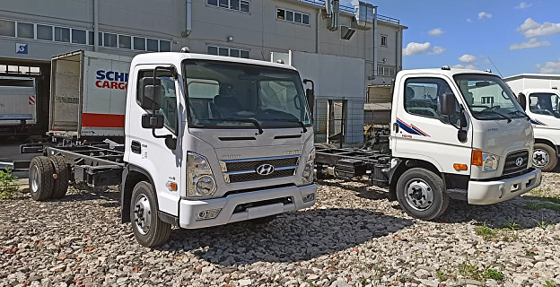 Журнал КТТ. СРЕДНИЙ БРАТ. У нас на тесте среднетоннажник Hyundai Mighty ЕХ8